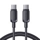 Joyroom Multi-Color Series A14 USB-C / USB-C 60W Cable 1.2 m - Black