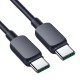 Joyroom Multi-Color Series A14 USB-C / USB-C 60W Cable 1.2 m - Black
