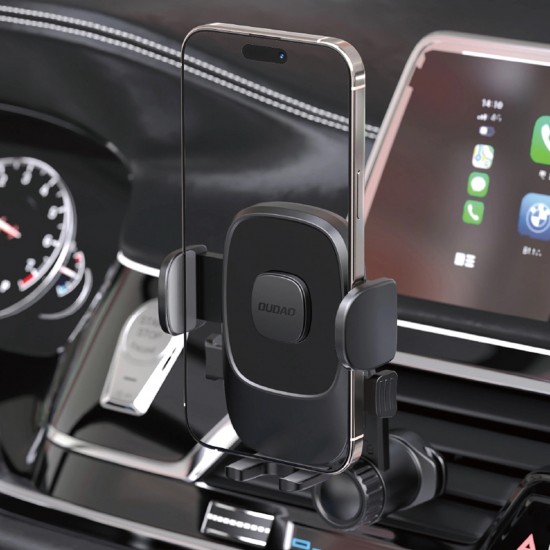 Dudao F2N smartphone holder for 360° air vent - black