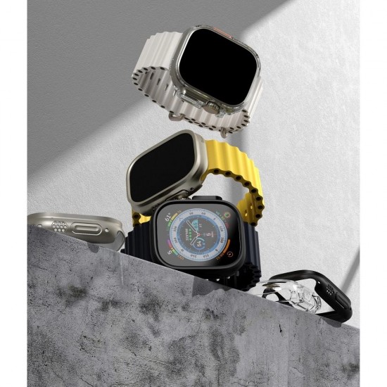 Ringke Slim 2-pack Case for Apple Watch Ultra 1/2 (49mm) - Clear & Titanium