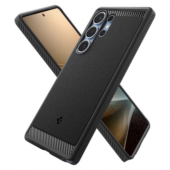 Spigen Rugged Armor Mag Case for Samsung Galaxy S25 Ultra - Black