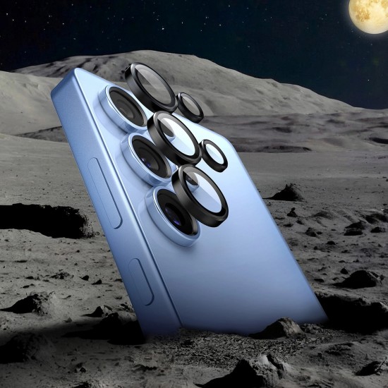 Spigen Optik Pro GLAS.TR EZ FIT 2-pack Camera Cover for Samsung Galaxy S25 Ultra - Black