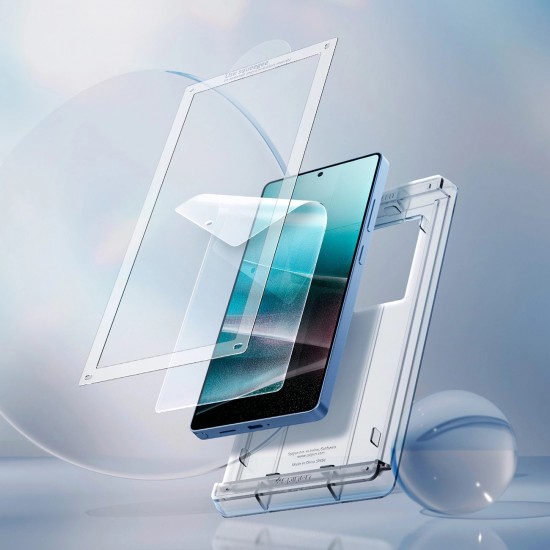 Spigen Elite Shield EZ FIT Hybrid Glass for Samsung Galaxy S25 Ultra - Transparent