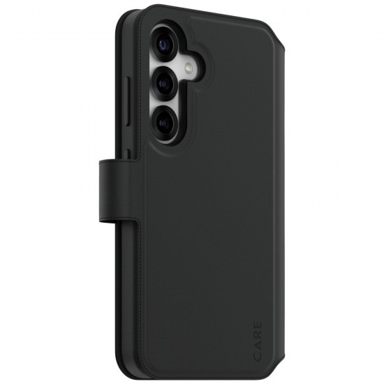 CARE by PanzerGlass Feature Tango 2in1 Wallet Case for Samsung Galaxy S25 - Black