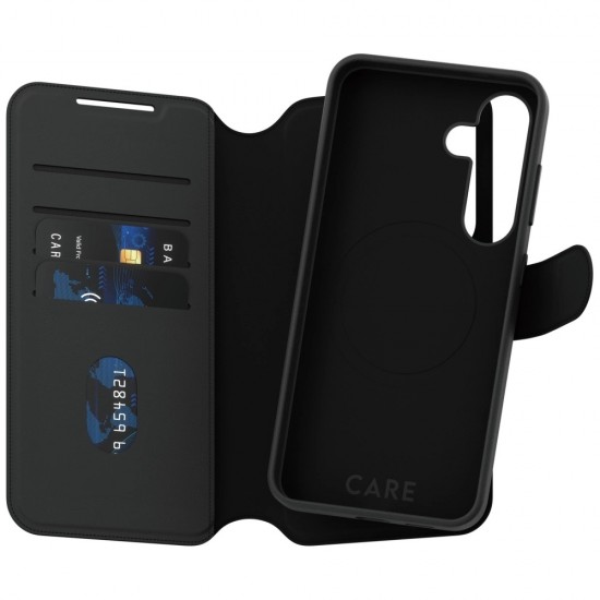 CARE by PanzerGlass Feature Tango 2in1 Wallet Case for Samsung Galaxy S25 - Black
