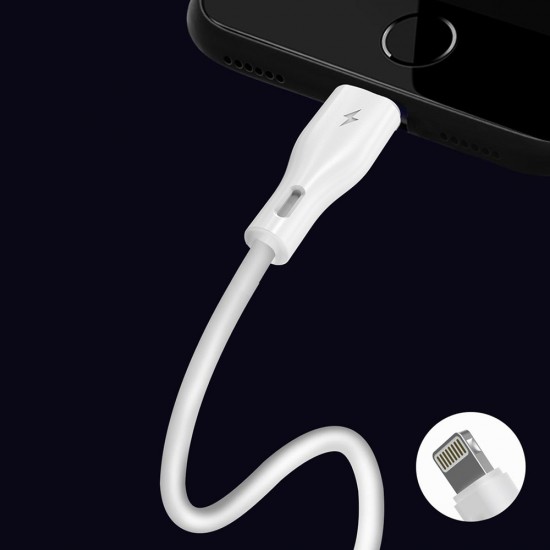 Dudao L2L USB-A / Lightning 3A Cable 2m - White