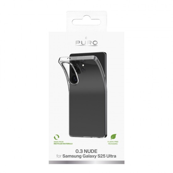 Silicone Case Puro 03 Nude for Samsung Galaxy S25 Ultra - Transparent