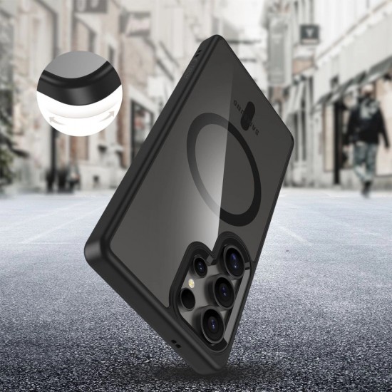 Tech-Protect MagMat MagSafe Case for Samsung Galaxy S25 Ultra - Clear Black