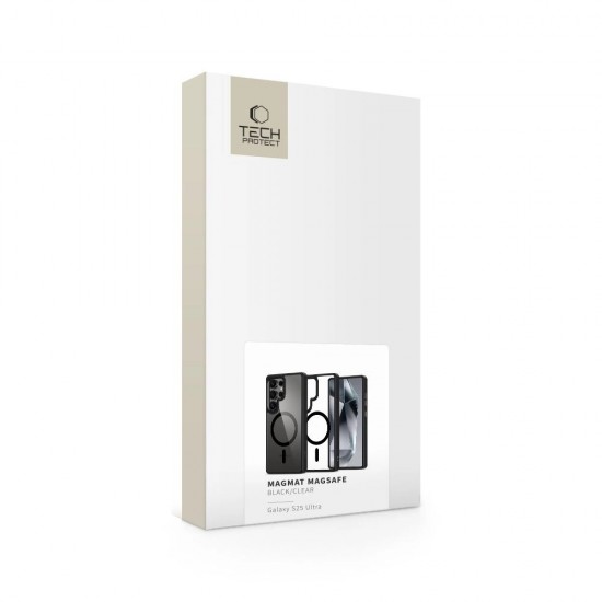 Tech-Protect MagMat MagSafe Case for Samsung Galaxy S25 Ultra - Clear Black