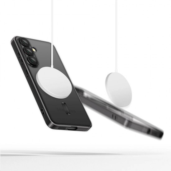 Tech-Protect MagMat MagSafe Case for Samsung Galaxy S25 - Clear Black