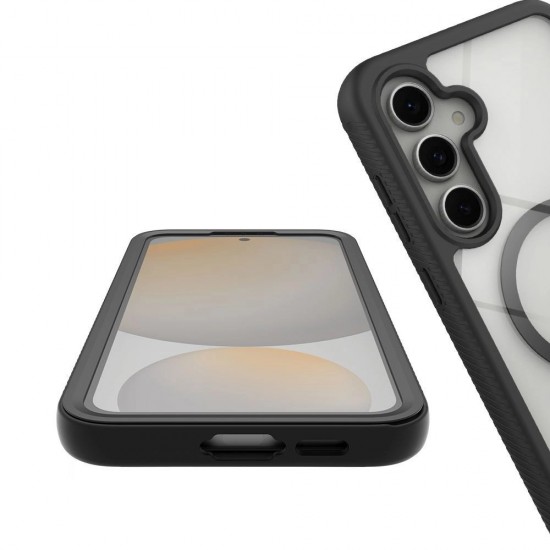 Tech-Protect Defense MagSafe Case for Samsung Galaxy S25 - Black