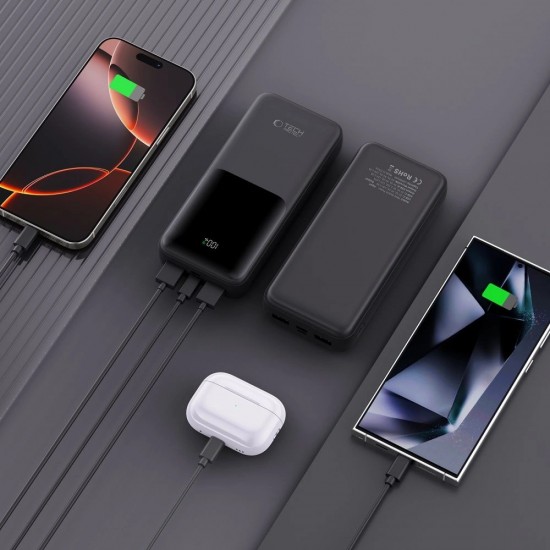 Powerbank Tech-Protect PB02 20000mAh 22.5W - black