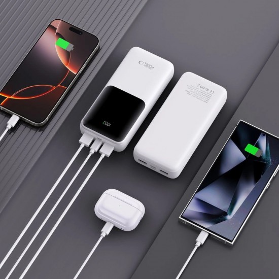Powerbank Tech-Protect PB02 20000mAh 22.5W - white