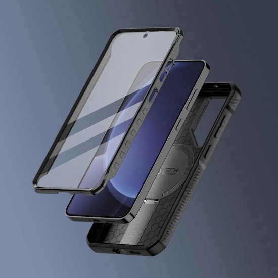 Tech-Protect Kevlar MagSafe+ Case for Samsung Galaxy S25 - Black