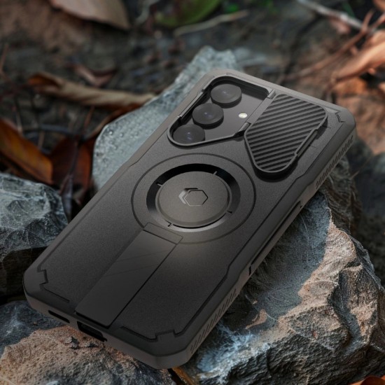 Tech-Protect Kevlar MagSafe+ Case for Samsung Galaxy S25 - Black