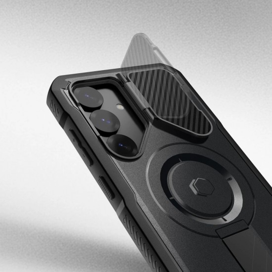 Tech-Protect Kevlar MagSafe+ Case for Samsung Galaxy S25 Plus - Black