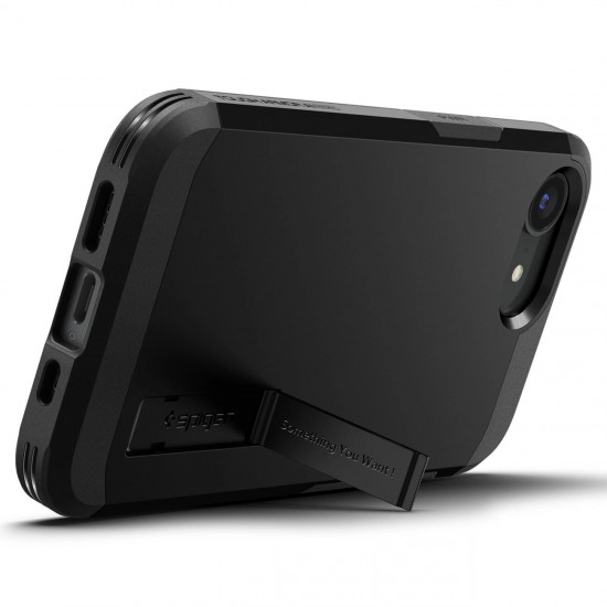 Spigen Tough Armor Case with MagSafe for iPhone 16e / 17e with Stand - Black