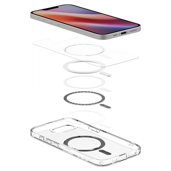 Spigen Ultra Hybrid MagSafe Case for iPhone 16e / 17e Carbon Fiber - Clear
