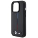 BMW Quilted Tricolor iPhone 15 Pro Case - Black