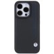 BMW Leather Blue Dots iPhone 15 Pro Max Case - Black