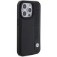 BMW Leather Blue Dots iPhone 15 Pro Max Case - Black