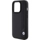 BMW Leather Blue Dots iPhone 15 Pro Max Case - Black