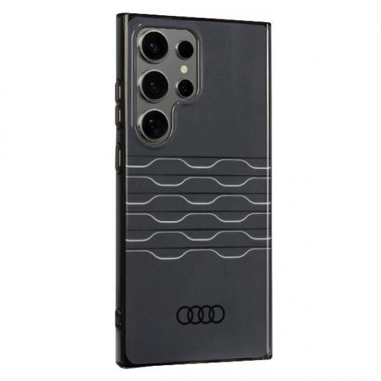 Audi IML Geometric Pattern Case S24 Ultra S928 black/black hardcase AU-IMLS24U-A6/D3-BK