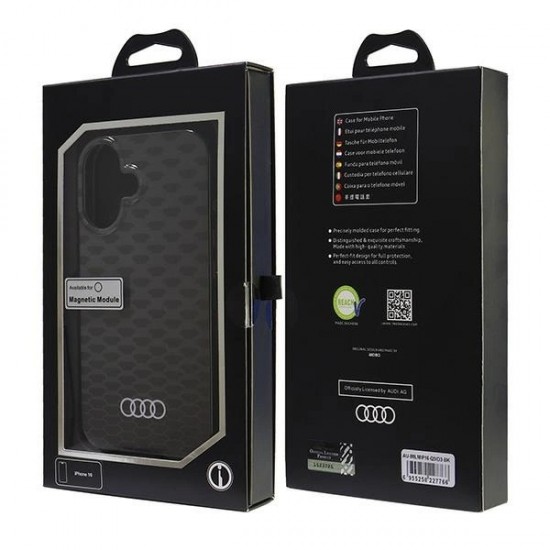 Audi IML Stitching Pattern MagSafe iPhone 16 6.1