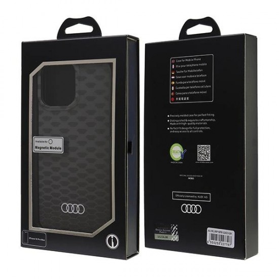 Audi IML Stitching Pattern MagSafe iPhone 16 Pro Max 6.9