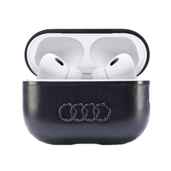Audi Leather Big Logo AirPods Pro 2 cover black/black AU-APP2-GT/D3-BK