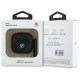BMW BMA4SSLBK AirPods 4 cover black/black Geniune Leather Silver Logo