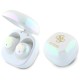 Guess Bluetooth headphones GUTWSJ144ESH TWS + docking station white/white Iridescent 4G Printed Logo