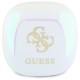 Guess Bluetooth headphones GUTWSJ144ESH TWS + docking station white/white Iridescent 4G Printed Logo