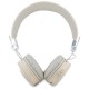 Guess Bluetooth on-ear headphones ENC GUBH70PGTSPSE beige/beige Grained Classic Round Shape