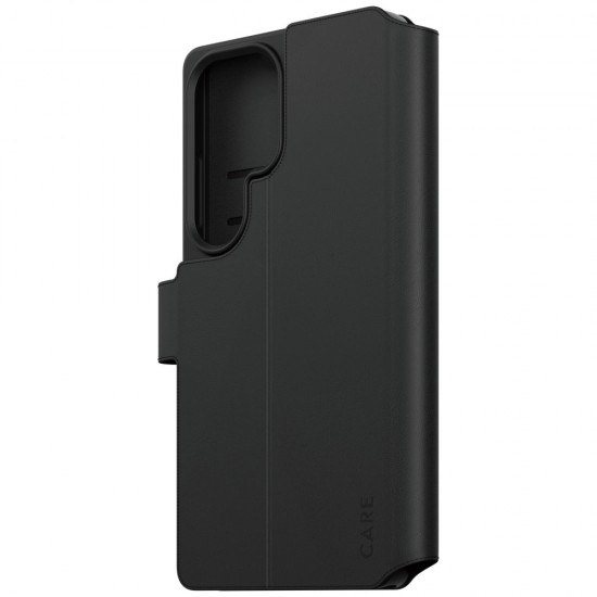 CARE by PanzerGlass Feature Wallet Kickstand Case for Samsung Galaxy S25 Ultra - Black