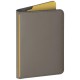 Uniq Belmont RFID Blocking Passport Case - Grey/Yellow