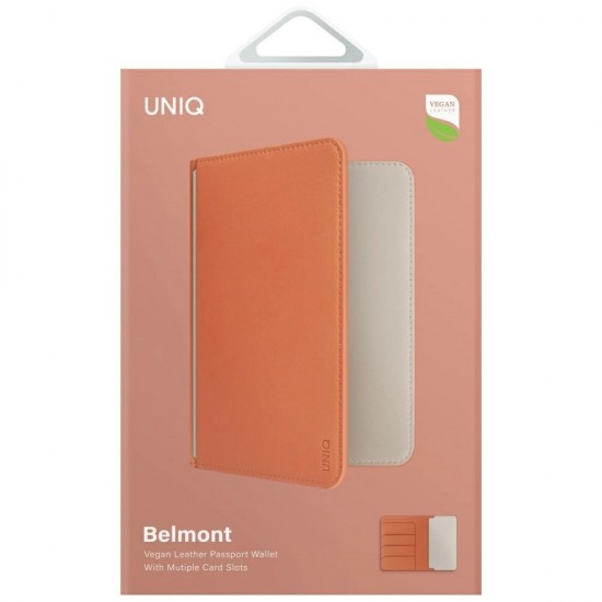 Uniq Belmont RFID Blocking Passport Case - Ivory