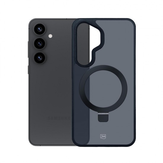 3mk Smoke Case Mag&Stand for Samsung Galaxy S25+ - black