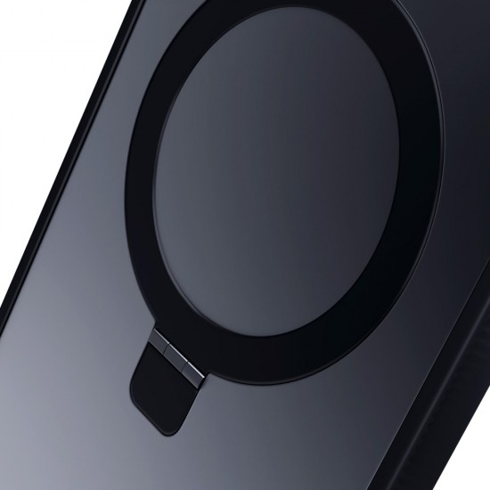 3mk Smoke Case Mag&Stand for Samsung Galaxy S25+ - black