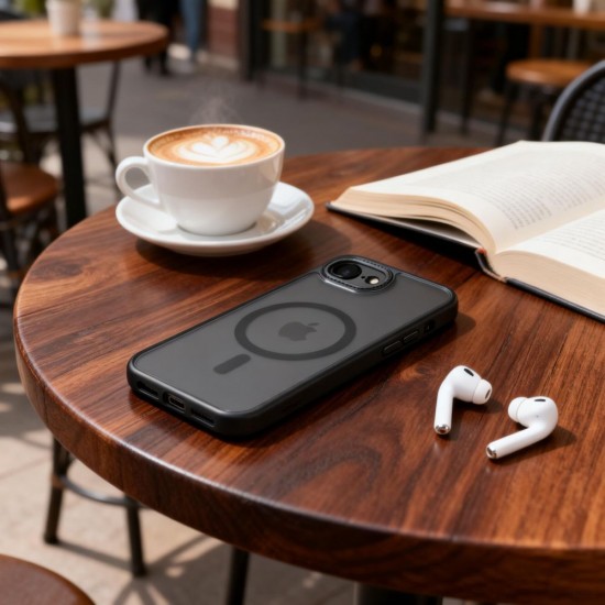 Tech-Protect MagCam MagSafe Case for iPhone 16e / 17e - Matte Black