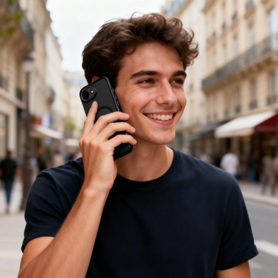 Tech-Protect MagCam MagSafe Case for iPhone 16e / 17e - Matte Black