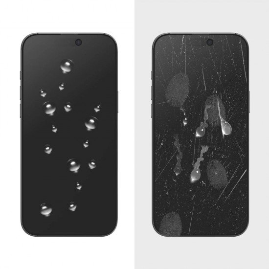 Tech-Protect Anti Spy Glass Pro+ 2-pack for iPhone 17e / 16e / 14 / 13 Pro / 13 - black