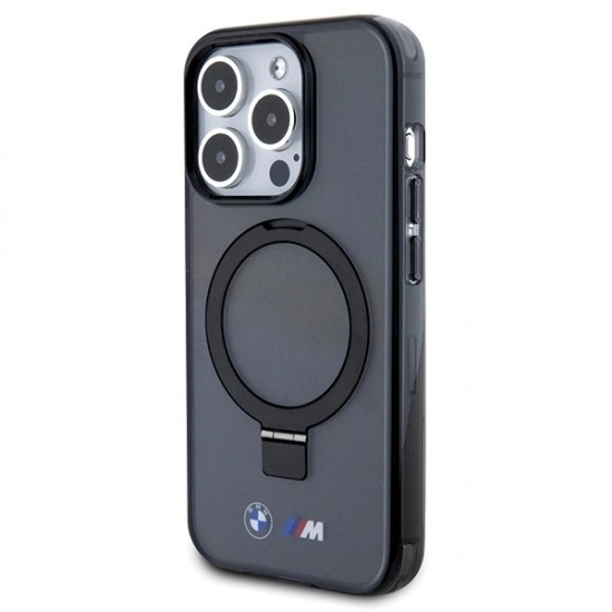 BMW Ring Stand M Collection MagSafe Case for iPhone 15 Pro - Black