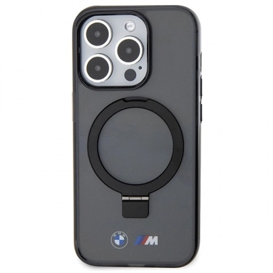 BMW Ring Stand M Collection MagSafe Case for iPhone 15 Pro - Black