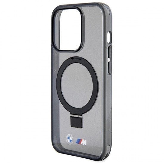BMW Ring Stand M Collection MagSafe Case for iPhone 15 Pro - Black