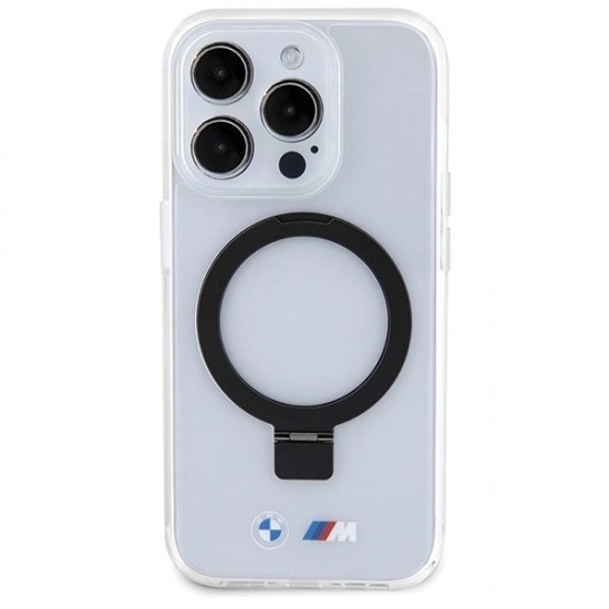 BMW Ring Stand M Collection MagSafe Case for iPhone 15 Pro - Clear
