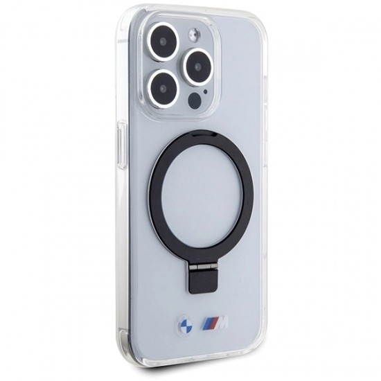 BMW Ring Stand M Collection MagSafe Case for iPhone 15 Pro - Clear