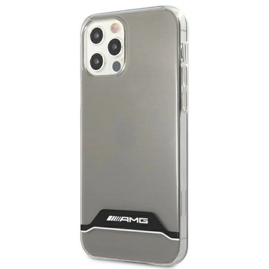 AMG Electroplate Black&White Case for iPhone 12 / 12 Pro - Transparent
