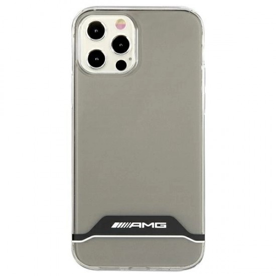 AMG Electroplate Black&White Case for iPhone 12 / 12 Pro - Transparent