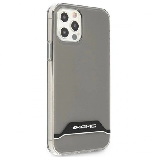 AMG Electroplate Black&White Case for iPhone 12 / 12 Pro - Transparent